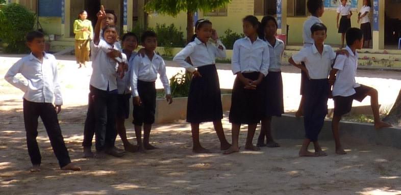 Cambodian Children in need of shoes Cambodian Children in need of shoes